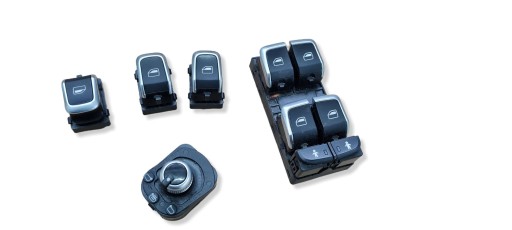 A7 4G Commandes PRZYCISKI Vitre CHROM PANEL A4 B8 LIFT A5 Q5 A6 C7 4G