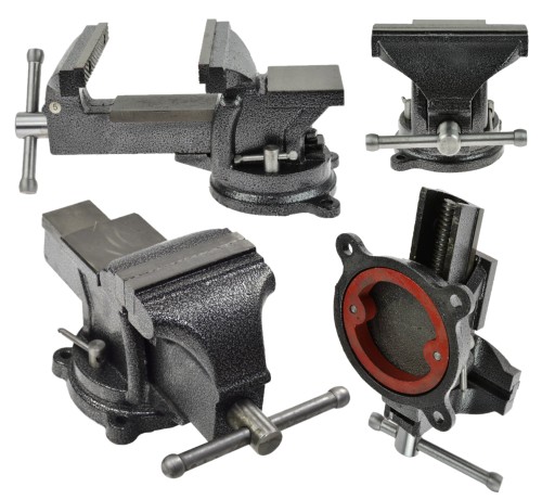 ТИСКИ СЛЕСАРНЫЕ ПОВОРОТНЫЕ 150 ММ НАКОВАЛЬНЯ ТВЕРДАЯ