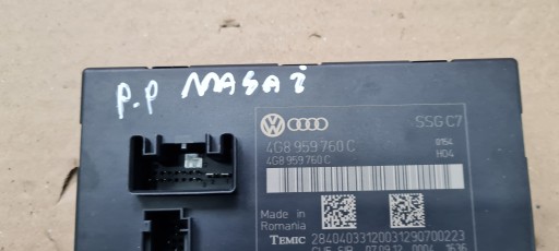S7 4G A7 module control unit seat MASAZ COMFORT 4G8959760C A6 C7 S6