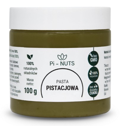 PASTA Z PISTÁCIE 100% 100g PI-NUTS