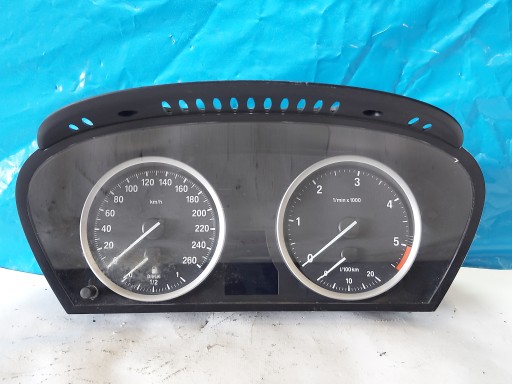 Instruments tachymètre compte tours Horloge montre tableau bord BMW X6 E71 3.0 TD 6976284