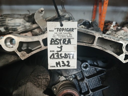 gearbox, OPEL ASTRA J 1.7CDTI M32 90DNI GWA