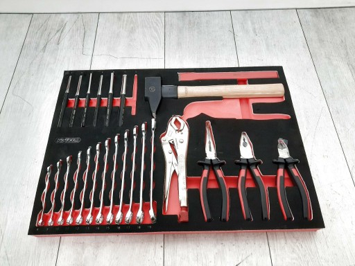 Модуль для візка для майстерні KS Tools Ключі, центральні перфоратори, плоскогубці, молоток