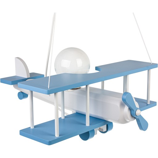 Стельовий світильник Hellux E27, сині відтінки