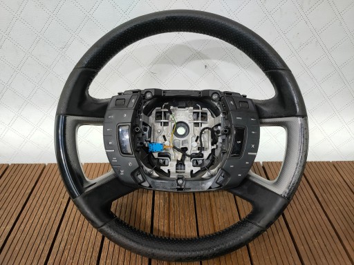 CITROEN C5 III 08-16 Volant SKORZANA MULTIFUNKCYJNA Cuir, en cuir OE