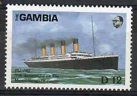 Statki - Gambia 1988 Mi 770 Czyste **