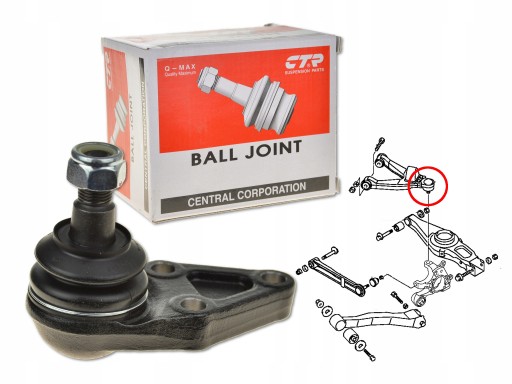 CBM-34 - MITSUBISHI PAJERO IV 06-ВАЖІЛЬ УПРАВЛІННЯ ЗАДНІЙ