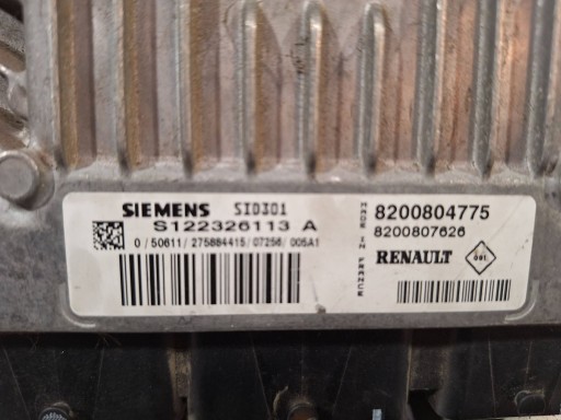 computer S122326113A 8200804775 8200807626 Renault MEGANE II 1.5 DCI