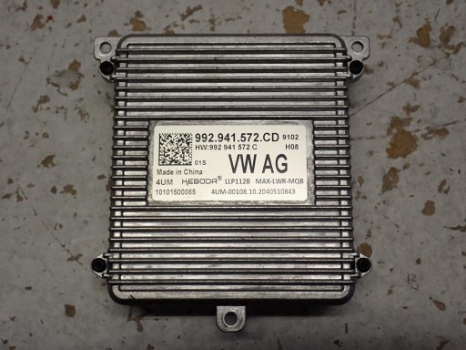 control unit module lights SKODA OCTAVIA IV 992941572CD