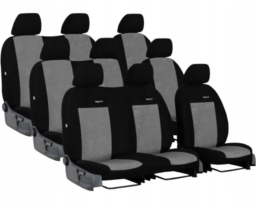 ВЕЛЮРОВІ ЧЕХЛИ ДЛЯ FORD TOURNEO CUSTOM 9м