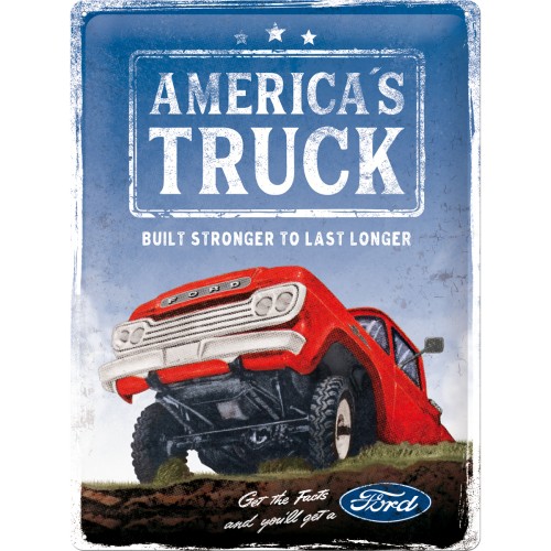 ПЛАКАТ 30X40CM FORD AMERICA TRUCK FAN GIFT