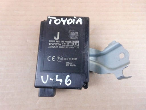 Toyota Yaris III modulo Centralina cisnienie Dell’aria w kolach oponach