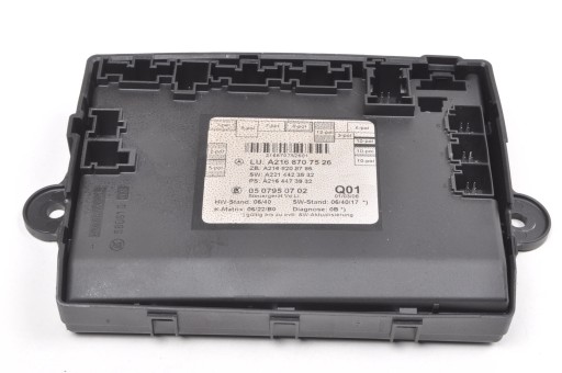 Модуль контролера mercedes s class w216 coupe a2168707526