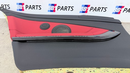 BMW F32 Seite links heck hinten KORALL ROT DAKOTA AMBIENT LIGHT HARMAN