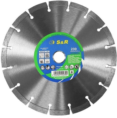 S & R алмазний сегментний ріжучий диск 230x2. 6