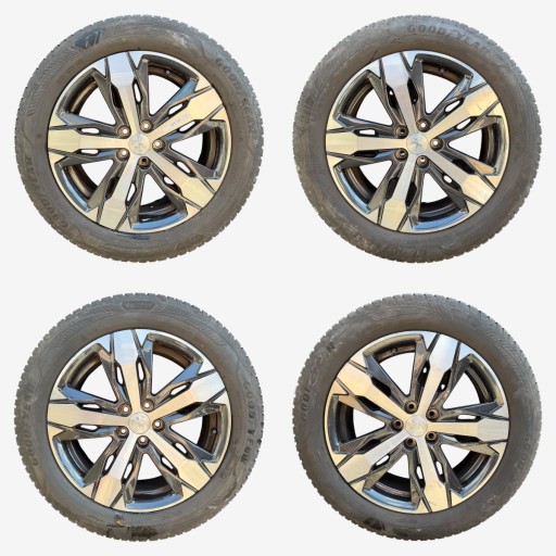 CERCHI ruote pneumatici, gomme PEUGEOT 3008 5008 GOODYEAR 225/55/18" 7MM CALOROCZNE M+S