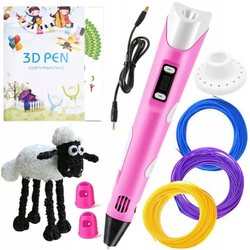 3D КУЛЬКОВА РУЧКА-2 НАКЛАДКИ ШАБЛОНИ КАРТРИДЖ ПРИНТЕРА