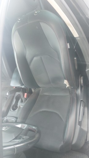 SEAT LEON III 5F FR 12r> seat + POUSZKA left driver´s semi leather EUROPA