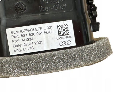 AUDI TT 8S KRATA air conditioning devices 8S1820951