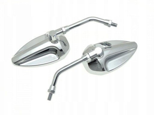 MOTRIX-9314 - ХРОМОВАНІ ДЗЕРКАЛА ЗАДНЬОГО ВИДУ YAMAHA RAIDER 1900 WARRIOR 1700