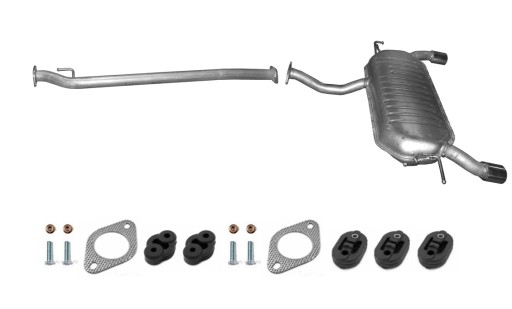 Kia SPORTAGE 2.0 CRDi (04-10) глушник торцевої труби