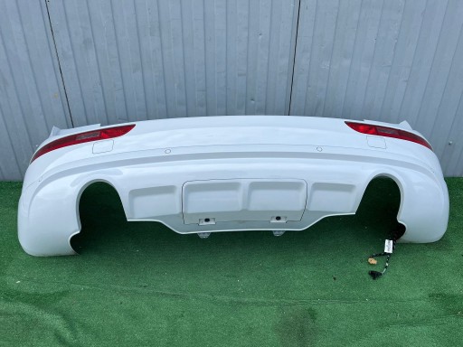 Audi q5 8r підйомний задній бампер ls9r білий 4 pdc в комплекті