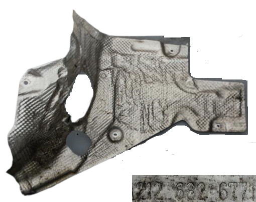 Тепловий екран Мерседес КЛС 218 В218 2126826771