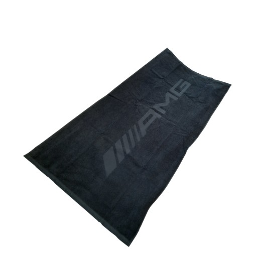 БАННОЕ ПОЛОТЕНЦЕ AMG MERCEDES ЧЕРНЫЙ 120 X 60