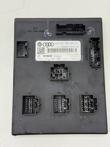 AUDI A7 A6 C7 module control unit komfortu BCM 1 2.0 SPRAWNY LEGALNY!