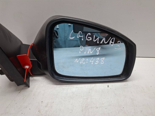 mirror exterior right RENAULT LAGUNA III 8 PIN 2007