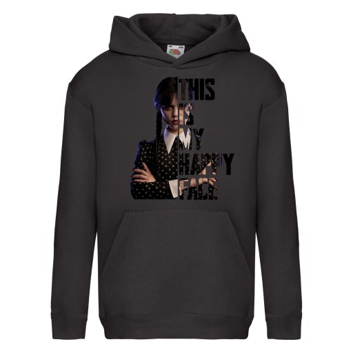 Дитячий світшот JHK розмір 134 довгий рукав чорний