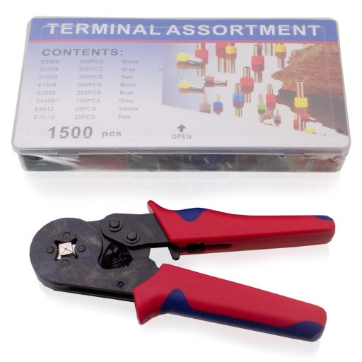 Обжимной станок для наконечников + 1500 шт. наконечников