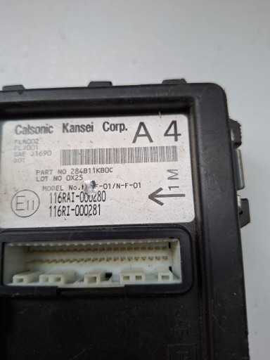 Unité commande confort NISSAN 116RAI-000281