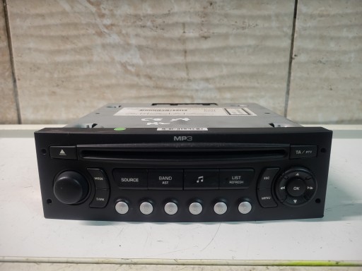 RADIO CD FABRYCZNE CITROEN C5 III X7 PEUGEOT 9666393777
