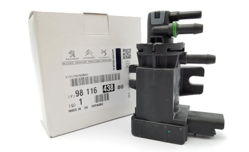 9811643880 - ЭЛЕКТРОМАГНИТНЫЙ КЛАПАН ТУРБИНЫ CITROEN PEUGEOT 1.6 HDI 8V