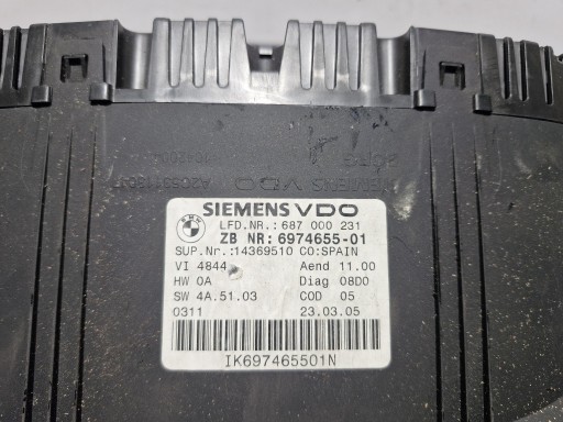 BMW E46 dials dials EUROPA original 6974655