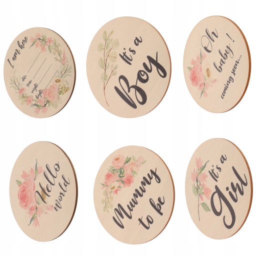 Картки зі знаками народження новонароджених, 6 шт