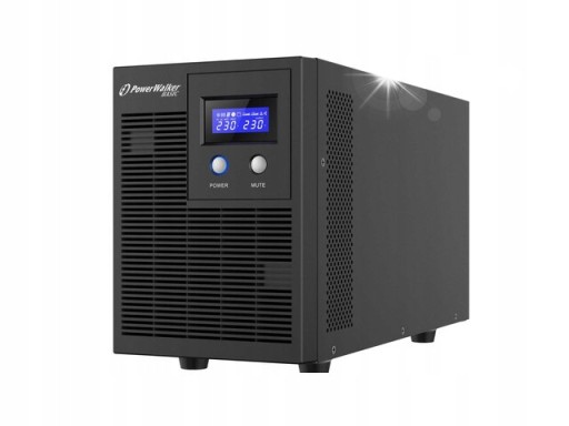 Джерело безперебійного живлення ups tower 1800w / 3000va sinus lcd hid type e powerwalker