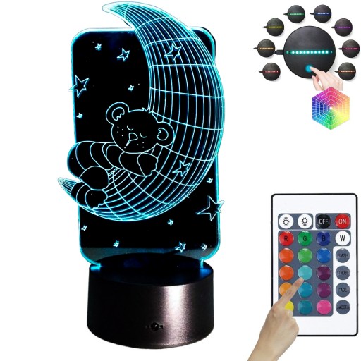 Приліжкова лампа enada відтінків синього кольору