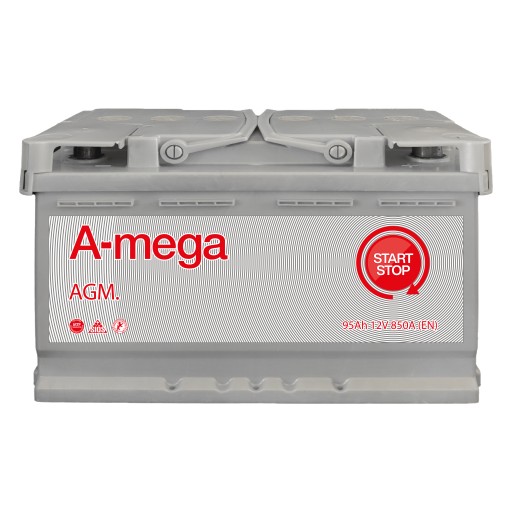 6СТ-95-А3 - Акумулятор AMEGA AGM 12V 95ah 850A start / stop