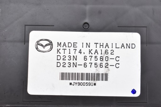 comfort control unit D23N67560C MAZDA MX-5 4 IV ND 2.0 SKYACTIV 184 KM TARGA LIFT