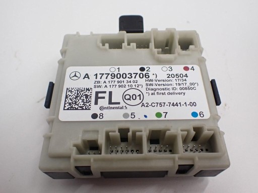 Модуль управления дверью A1779003706 MERCEDES A W177