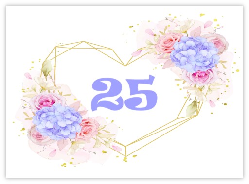ЗАПРОШЕННЯ НА 25 РІЧНИЦЮ ВЕСІЛЛЯ + МЕСА