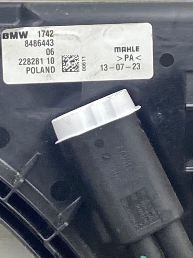 MINI F55 F56 F57 ELECTRIC EV Lüfter Lüfter 8486443