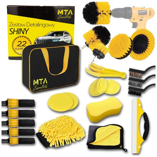 НАБІР ДЛЯ ОЧИЩЕННЯ АВТОМОБІЛЯ З 22 ПРЕДМЕТІВ