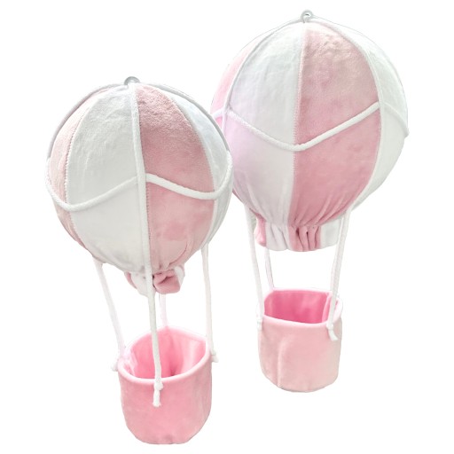 Набір рожево-білих кульок для дитячої кімнати