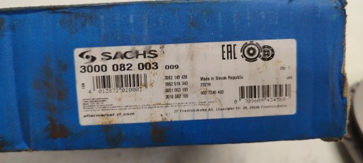 di pressione frizione SACHS 300082003