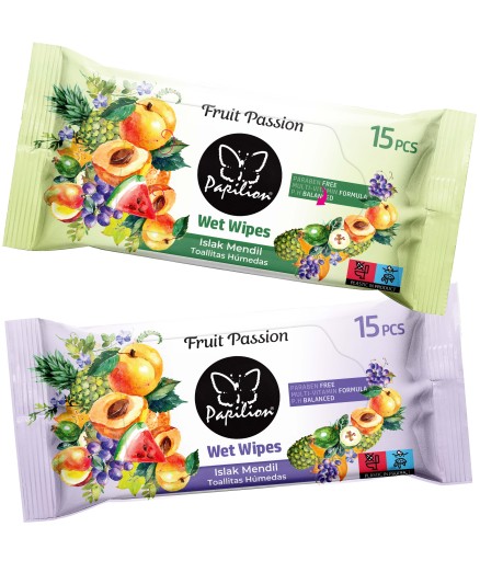 Серветки вологі PAPILION FRAGRANCE 1 х 16 шт.