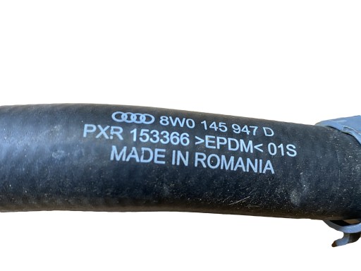 AUDI A4 A5 8W B9 TFSI prijenos crijevo vode 8W0145947D