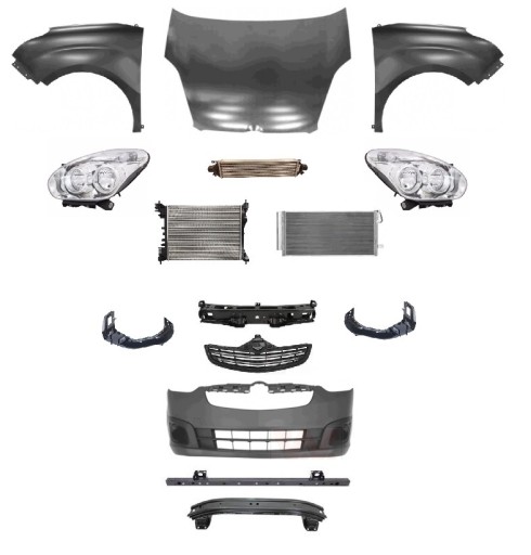 51825953 - COMBO 12-18 РЕМЕНЬ ПЕРЕДНЕГО БАМПЕРА КАПОТА ФОНАРЬ КРЫЛА
